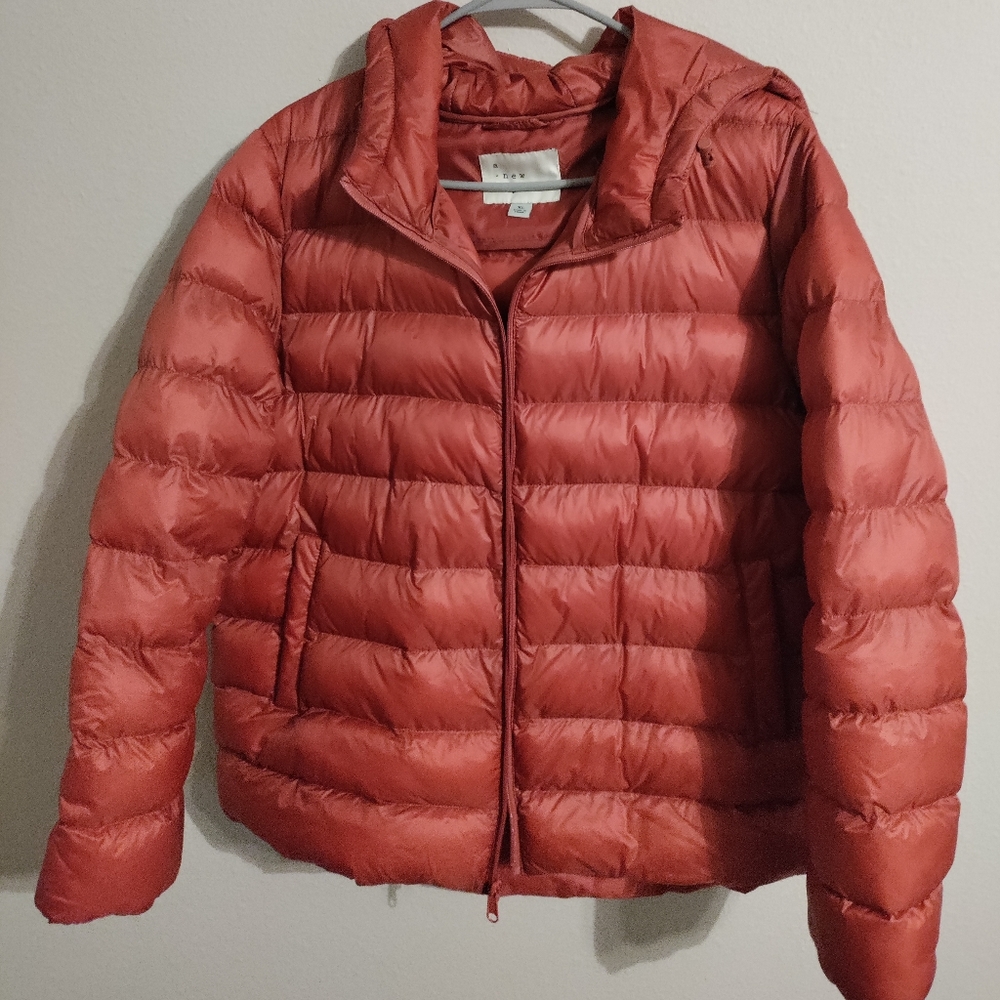 A New Day Pink Puffer Jacket